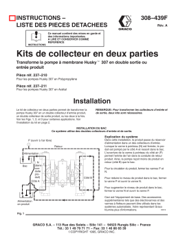 Graco 308439a , Kits de collecteur Manuel du propriétaire