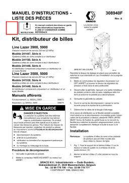 Graco 308940a , Kit distributeur de billes Manuel du propriétaire