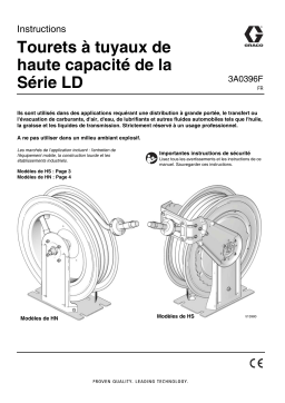 Graco 3A0396F XD30 Series High Capacity Hose Reels Manuel du propriétaire