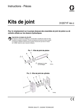 Graco 312071Fc - Seal Kits Manuel du propriétaire