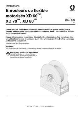 Graco 332749D - XD 60, XD 70, XD 80 Power Rewind Hose Reels Manuel du propriétaire