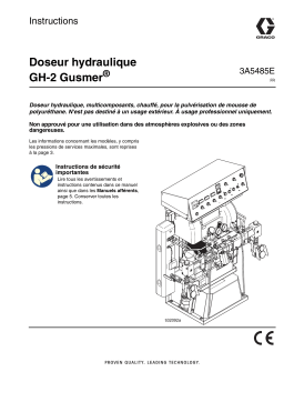 Graco 3A5485E, Doseur hydraulique GH-2 Gusmer Mode d'emploi