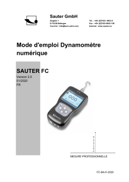 KERN FC 10 Mode d'emploi