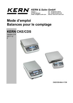 KERN CKE 65K0.5 Mode d'emploi