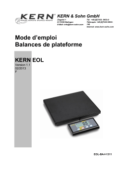 KERN EOL 60K100 Mode d'emploi