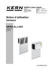 KERN ALJ-A03 Mode d'emploi