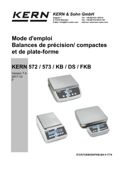 KERN 573-46NM Mode d'emploi