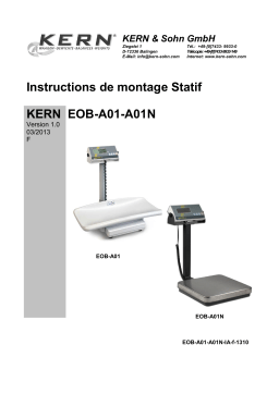 KERN EOB-A01 Installation manuel