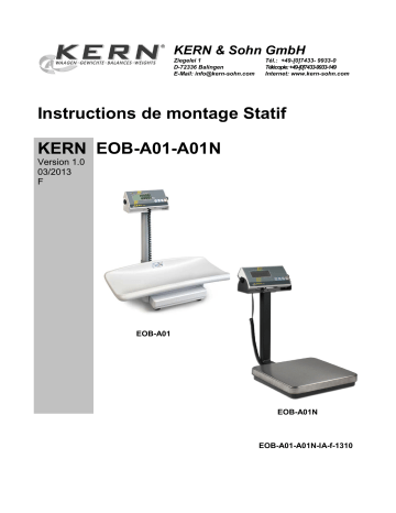 EOB-A01N | KERN EOB-A01 Installation manuel | Fixfr