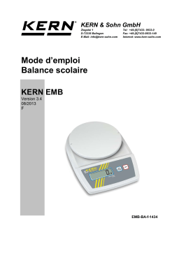 KERN EMB 1200-1-C Mode d'emploi