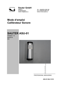 KERN ASU-01 Mode d'emploi