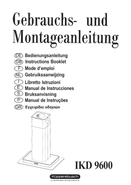 Küppersbusch IKD 9600.1 GE Dunstabzugshaube Manuel du propriétaire