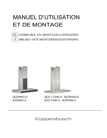 Küppersbusch IKD 9885.0 GE Dunstabzugshaube Manuel du propriétaire | Fixfr