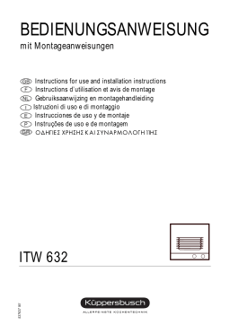 Küppersbusch ITW 632 E Elektroeinbaugerät Manuel du propriétaire