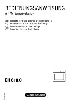 Küppersbusch EEH 610.0 B-34 Elektroeinbaugerät Manuel du propriétaire