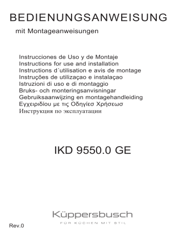 Küppersbusch IKD 9550.0 GE Dunstabzugshaube Manuel du propriétaire | Fixfr
