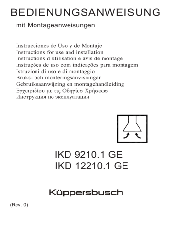 Küppersbusch IKD 12210. 1GE-04 Dunstabzugshaube Manuel du propriétaire | Fixfr