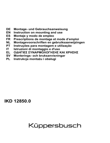 Küppersbusch IKD 12850. 0GE Dunstabzugshaube Manuel du propriétaire | Fixfr