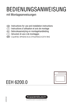 Küppersbusch EEH 6200.0 JX Elektroeinbaugerät Manuel du propriétaire