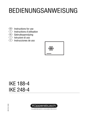 Küppersbusch IKE 248-4 Manuel du propriétaire | Fixfr