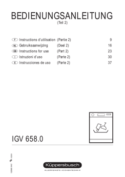 Küppersbusch IGV 658.0 Manuel du propriétaire