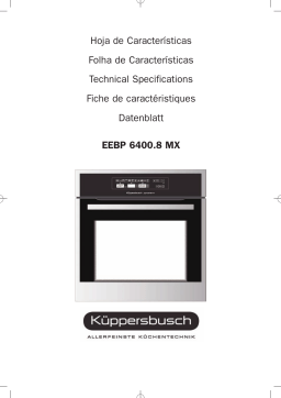 Küppersbusch EEBP 6400.8 MX-G Elektroeinbaugerät Manuel du propriétaire