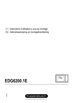 Küppersbusch EDG 6200.1 E VR01 Elektroeinbaugerät Manuel du propriétaire