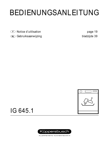 Küppersbusch IG 645.1E Manuel du propriétaire | Fixfr