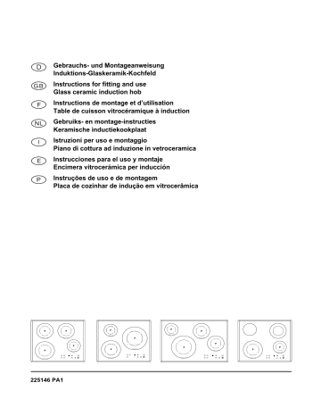 GKST 60 ZI2 FAC | GKST 60 ZI2 FB | GKST 60 ZI2 | Küppersbusch GKST 60 Z I2FB Elektroeinbaukochmulde Manuel du propriétaire | Fixfr