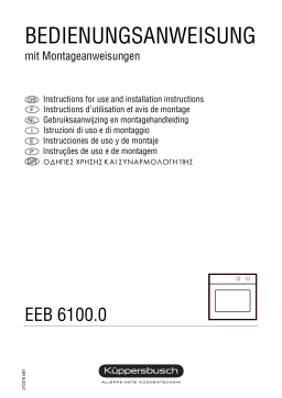 Küppersbusch EEB 6100.0 J Elektroeinbaugerät Manuel du propriétaire