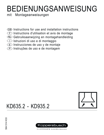 Küppersbusch KD 635.2 E Dunstabzugshaube Manuel du propriétaire | Fixfr