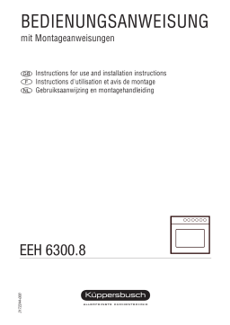 Küppersbusch EEH 6300.8 MX-G Elektroeinbaugerät Manuel du propriétaire