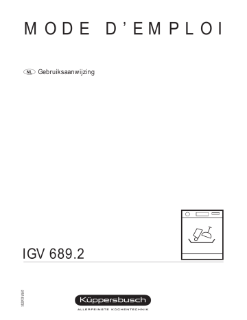 Küppersbusch IGV 689.2 Manuel du propriétaire | Fixfr