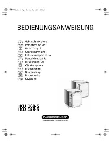 Küppersbusch IKU 168-5 Manuel du propriétaire | Fixfr