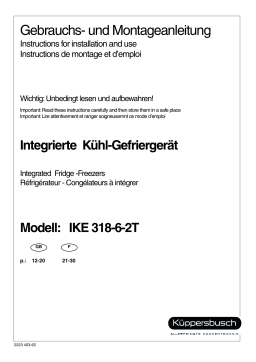 Küppersbusch IKE 318-6- 2T Manuel du propriétaire