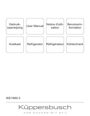 Küppersbusch IKE 1660-3 Manuel du propriétaire | Fixfr