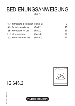 Küppersbusch IG 646.2 J Manuel du propriétaire