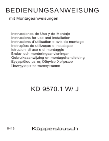 Küppersbusch KD 9570.1 J Dunstabzugshaube Manuel du propriétaire | Fixfr