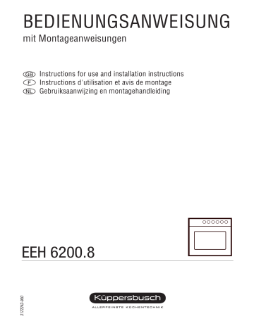 Küppersbusch EEH 6200.8 EX Elektroeinbaugerät Manuel du propriétaire | Fixfr