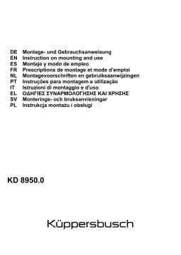 Küppersbusch KD 8950.0 J-05 Dunstabzugshaube Manuel du propriétaire