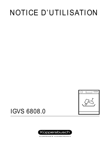 Küppersbusch IGVS 6808.0 Manuel du propriétaire | Fixfr