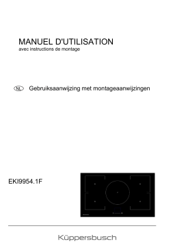 Küppersbusch EKI 9954.1 F Elektroeinbaukochmulde Manuel du propriétaire