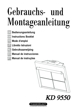 Küppersbusch KD 9550.0 E Dunstabzugshaube Manuel du propriétaire