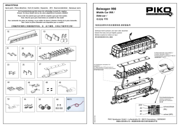 PIKO 40682 N Trailer ÖBB IV Manuel utilisateur | Fixfr