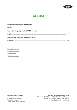 BITZER Schematic wiring diagrams for products Fiche technique