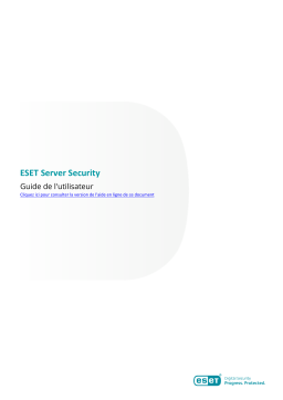 ESET Server Security for Windows Server (File Security) 9.0 Manuel du propriétaire