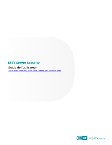 ESET Server Security for Windows Server (File Security) 9.0 Manuel du propriétaire | Fixfr