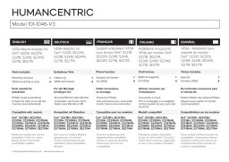 HumanCentric 101-1046-V3 VESA Adapter Manuel du propriétaire