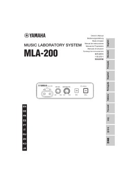 Yamaha MLA-200 Manuel utilisateur