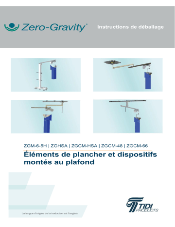 Zero-Gravity ZGM-6-5H Radiation Protection Mode d'emploi | Fixfr